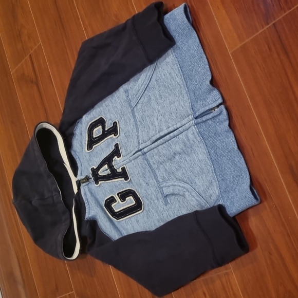 babyGAP Ful Zip Hoodie Blue Size 3 Yrs - Picture 2 of 11